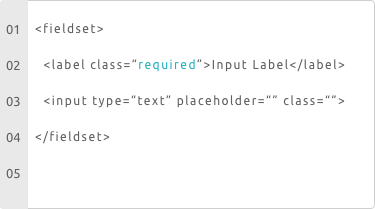 Exammple of Input Field Markup in Image Format