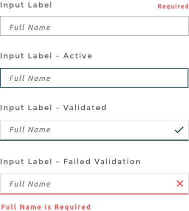 Example of Input Fields in Image Format